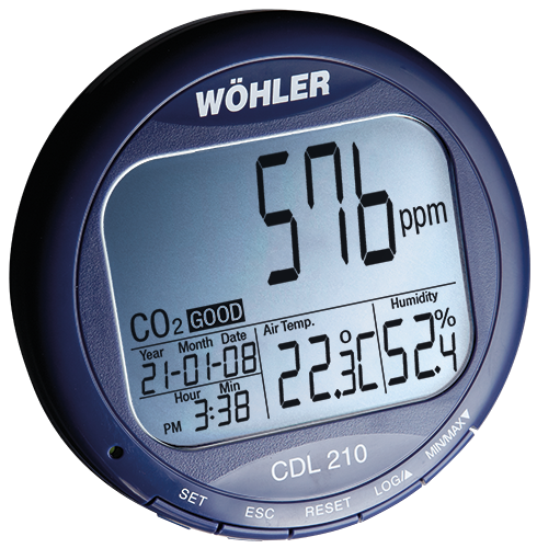 Wöhler CDL 210 CO2-Meter