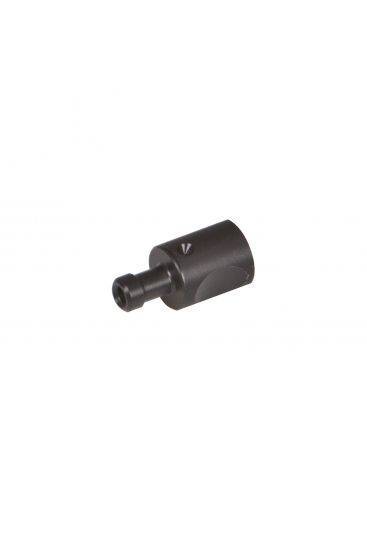 Gaskupplung Ø 15 x 31 mm POM schwarz
