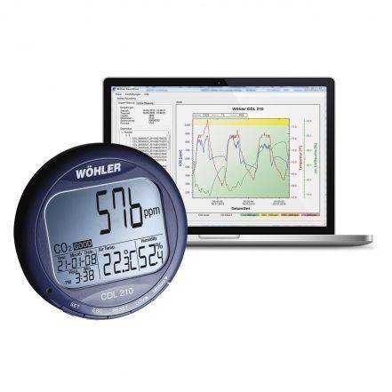 Wöhler CDL 210 CO2-Datenlogger