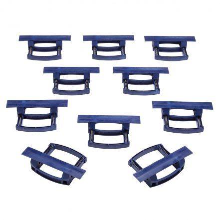 Abdichtklemmen-Set, 10 große Klammern